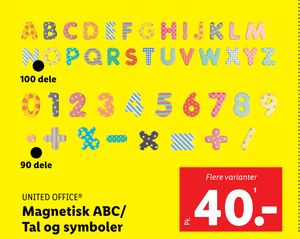 Magnetisk ABC/ Tal og symboler