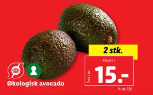 Økologisk avocado
