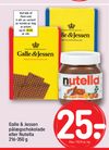 Galle & Jessen pålægschokolade eller Nutella 216-350 g