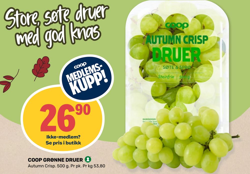 Coop Grønne Druer
