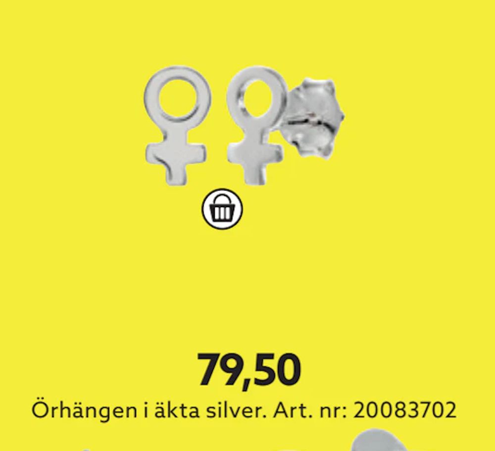 Erbjudanden på Örhängen i äkta silver från Albrekts guld för 79,50 kr