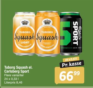 Tuborg Squash el. Carlsberg Sport