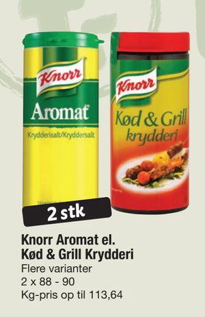 Knorr Aromat el. Kød & Grill Krydderi