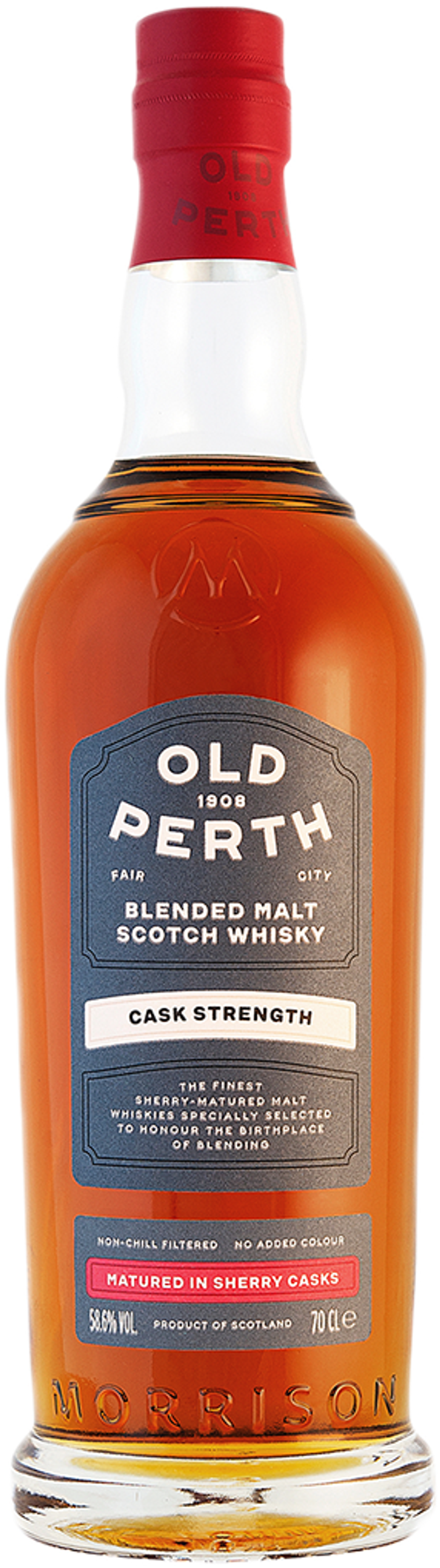 Erbjudanden på Old Perth Blended Malt Scotch Cask Strength från Calle för 46,85 €