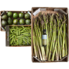 Asparges grønne i kasse 1 kg / m. olivenolie