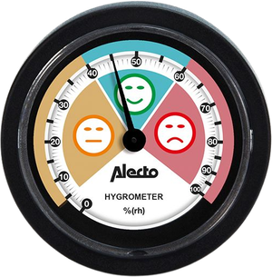 Alecto WS-05 hygrometer med symboler 2x6 cm