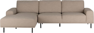 BROOKLYN chaiselong venstrevendt (GRÅ BRUN ONESIZE) (Furniture by Sinnerup)