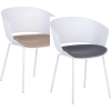 FLORENCE spisebordsstol hvid (Furniture by Sinnerup)