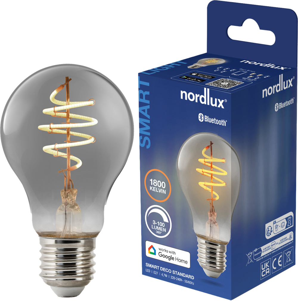 Tilbud på Nordlux Smart Spiral LED pære fra Davidsen til 80 kr.