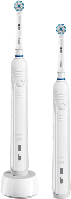 Braun Oral-B Pro1 290 Duo Sensi White elektrisk tandbørste
