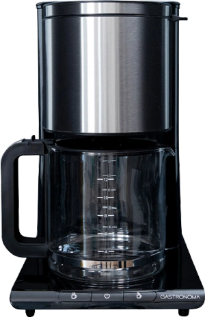 Gastronoma Kaffemaskine 1,5L Sort/Stål 1050W