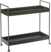 NORMA rullebord rektangulær (SORT ONESIZE) (Furniture by Sinnerup)