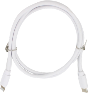 Opladerkabel - Lightning kabel i hvid (1 meter)