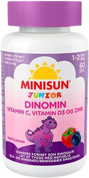 Dinomin C & D3 vitamin Junior (Biosym)