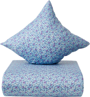 Nordisk Tekstil Rose sengesæt blå 140 x 220 cm