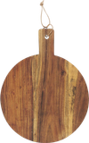 Ib Laursen - Rundt Skærebræt i Olieret Akacietræ (33x42,5cm) (IB Laursen)