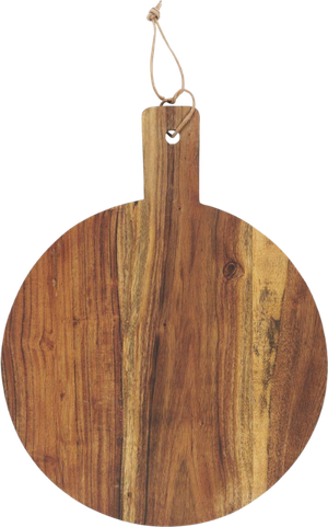 Ib Laursen - Rundt Skærebræt i Olieret Akacietræ (33x42,5cm) (IB Laursen)