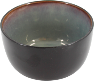 6 stk. Keramik Skåle i Grå & Lyserød (Ø13,5cm)