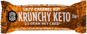 Krunchy Salty Caramel Nut bar (Good Good)
