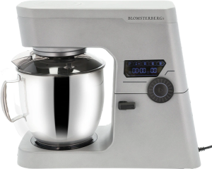 Blomsterbergs XL køkkenmaskine 7 liter sølv 800 watt