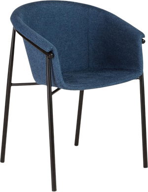 NORMA spisebordsstol stof (BLÅ, ONESIZE) (Furniture by Sinnerup)