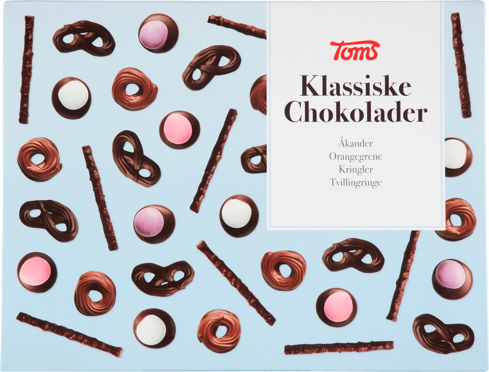Deals on Toms Klassiske Chokolader from Fleggaard at 44,99 kr.