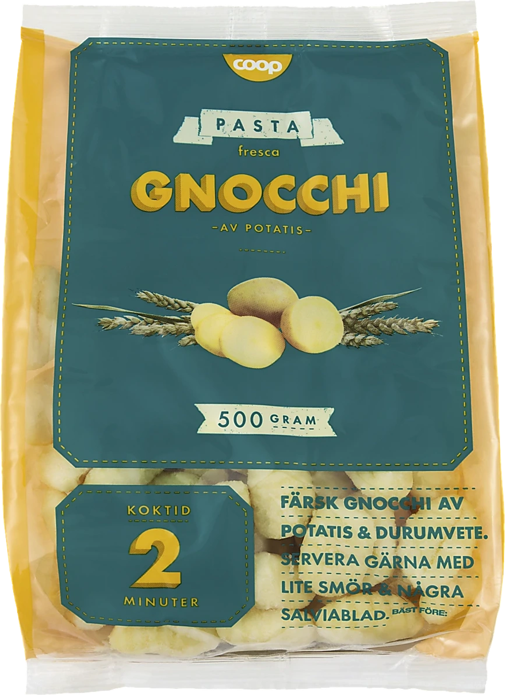 Erbjudanden på Färsk gnocchi (Coop) från Coop X:-TRA för 19,90 kr