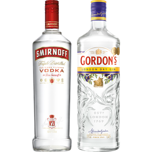 Smirnoff Vodka el. Gordon's Gin