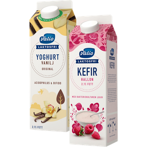 Laktosfri Vanilj-, fruktyoghurt