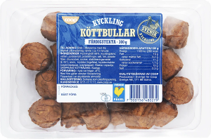 Kycklingköttbullar (Sverige/Coop)