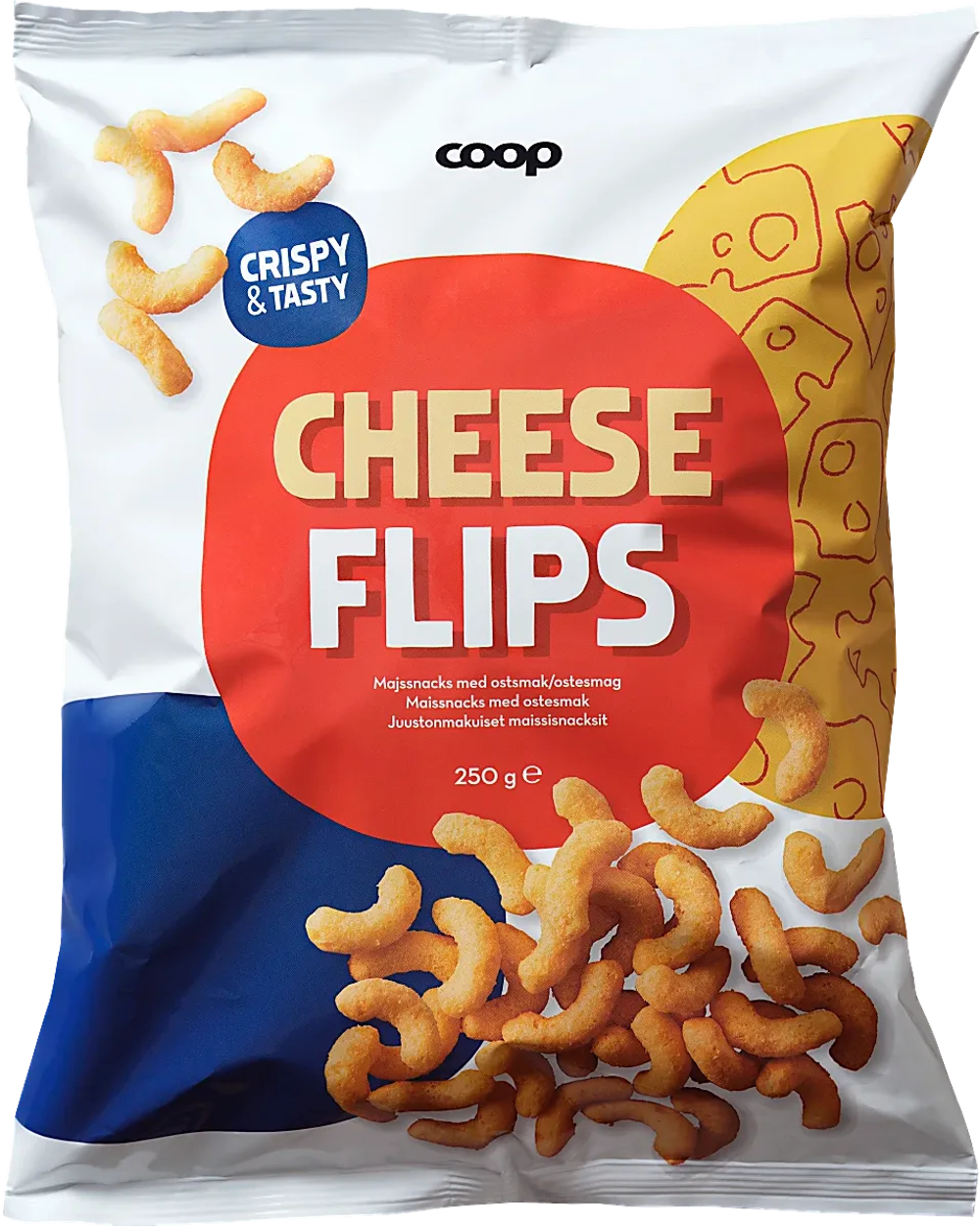 Erbjudanden på Cheeseflips (Coop) från Coop X:-TRA för 18 kr