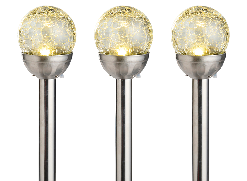 Tilbud på Solcelle kuglelampe fra jem & fix til 49,25 kr.