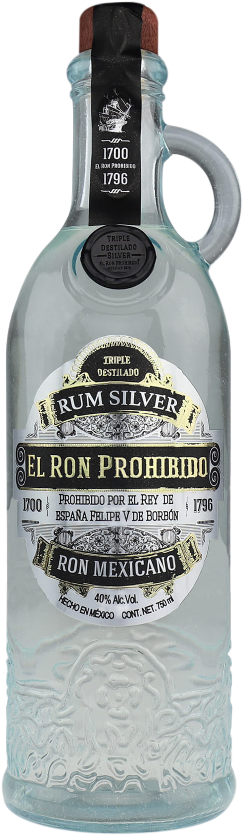 Erbjudanden på Prohibido Rum Silver från Calle för 9,26 €