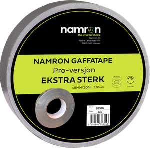 gaffatape 48mmx50m grå Pro (Namron)