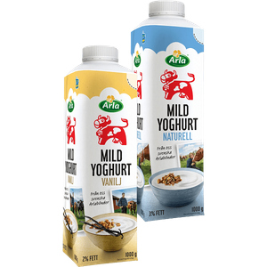 Yoghurt naturell & vanilj