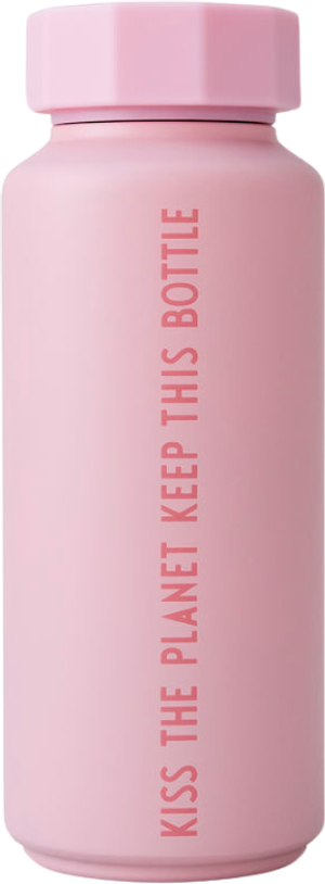 Termoflaske i Pink (Design Letters)