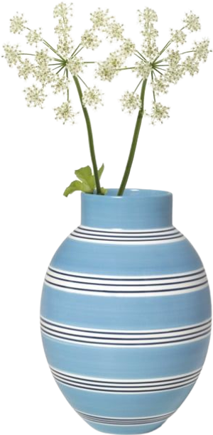 Kähler Omaggio Nuovo vase blå 30 cm