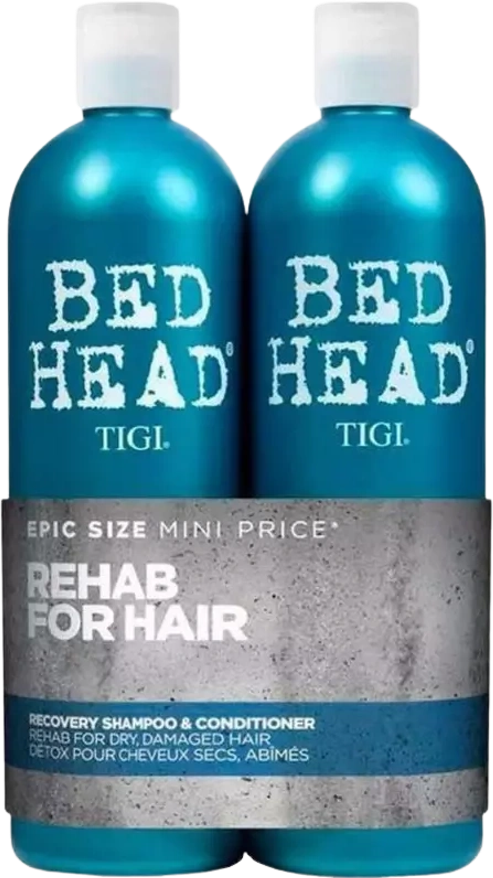 Tilbud på TIGI Bed Head Recovery Duo 2x750 ml (u pumpe) fra NiceHair til 134,95 kr.