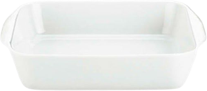 Pillivuyt kvadratfad nr. 3 22 x 22 cm 2. sortering hvid