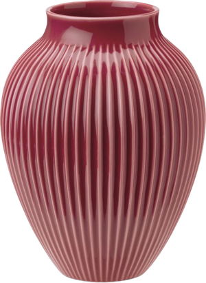 Knabstrup vase med riller (Knabstrup Keramik)